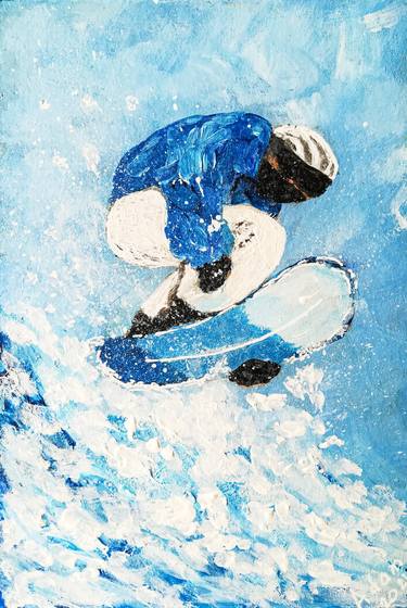 Original Expressionism Sport Paintings by Svetlana Adamenko