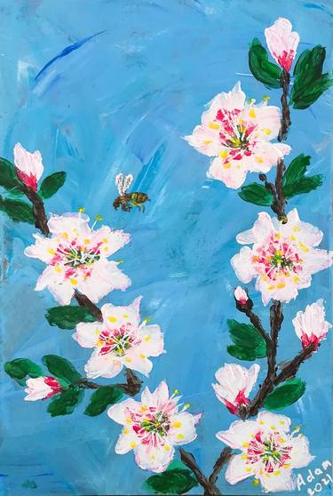 Print of Expressionism Floral Paintings by Svetlana Adamenko