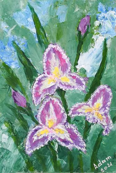 Iris flowers thumb