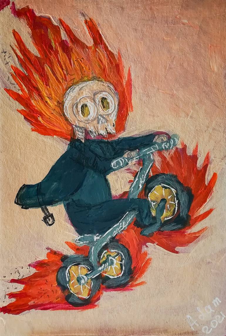 Ghost Rider Art Print