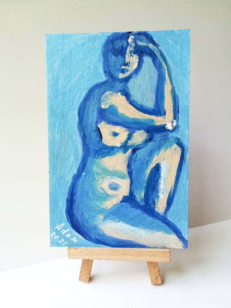Original Figurative Women Painting by Svetlana Adamenko