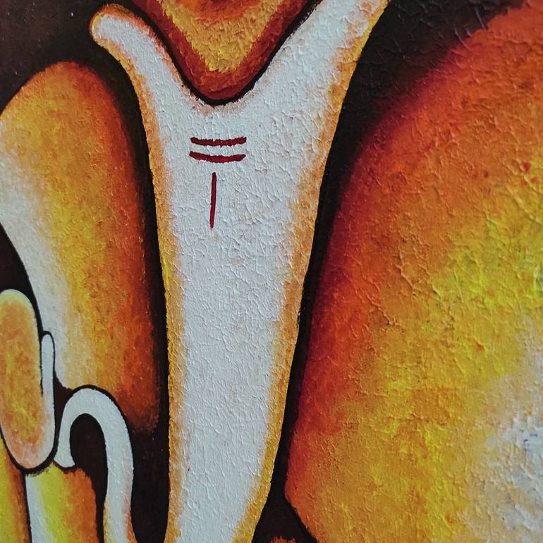 Lord Ganesha Painting By Akash Bhisikar | Saatchi Art