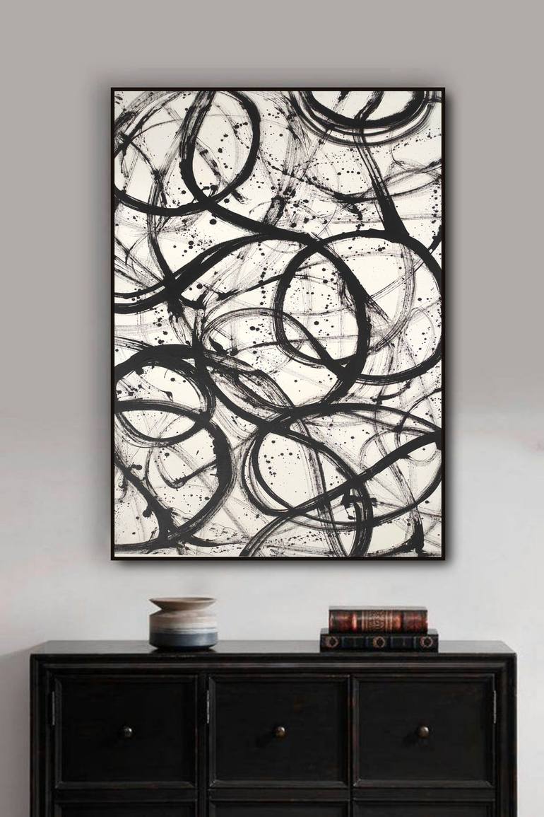 Original Abstract Painting by Akash Bhisikar