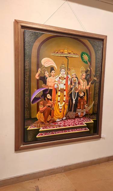 Original Art Deco Classical mythology Paintings by Akash Bhisikar