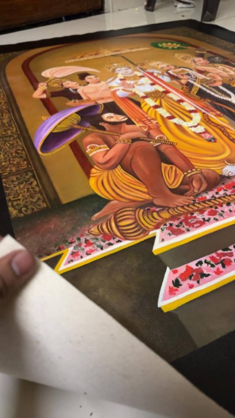 Original Art Deco Other Painting by Akash Bhisikar