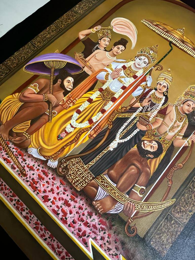 Original Classical mythology Painting by Akash Bhisikar