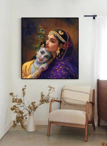 Original Art Deco Classical mythology Paintings by Akash Bhisikar