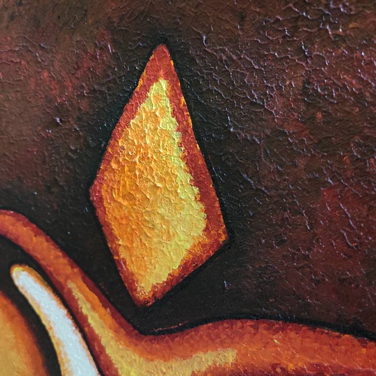 Original Abstract Religion Painting by Akash Bhisikar