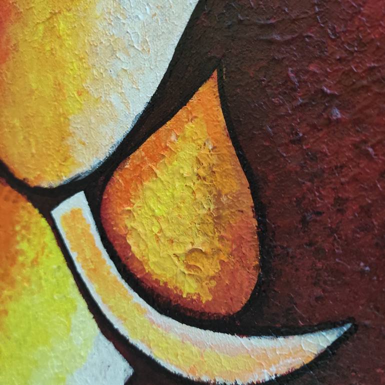 Original Abstract Religion Painting by Akash Bhisikar