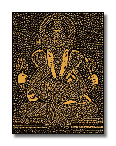 Lord Ganesha Contemporary Abstract thumb