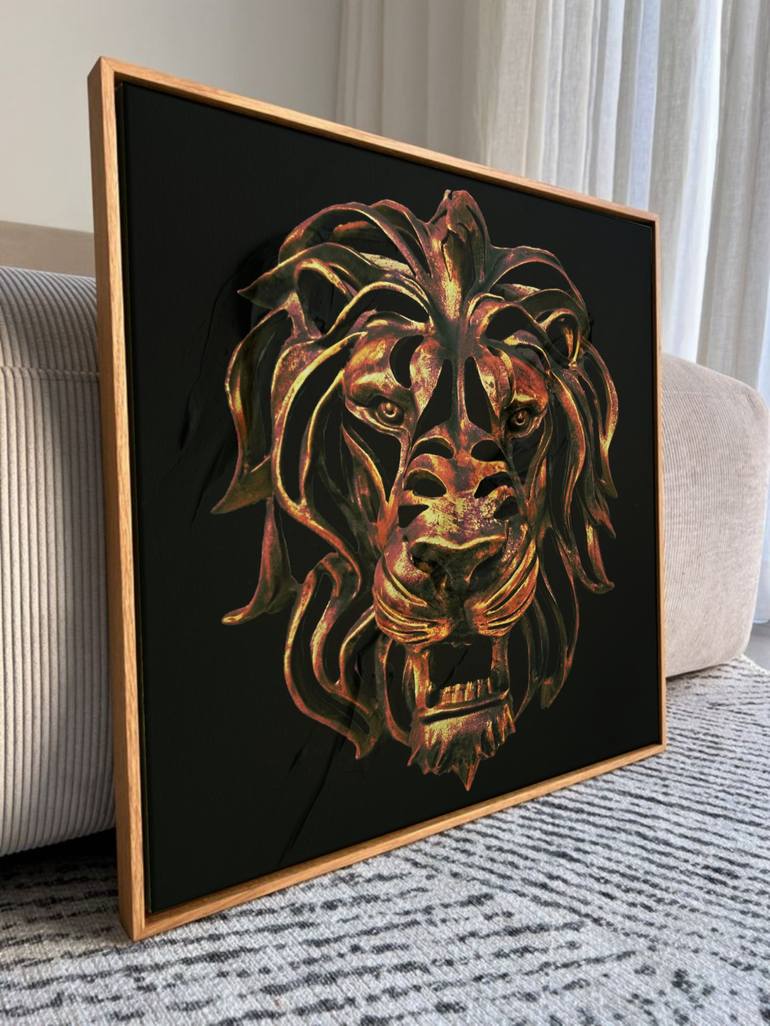 Original Art Deco Animal Painting by Akash Bhisikar