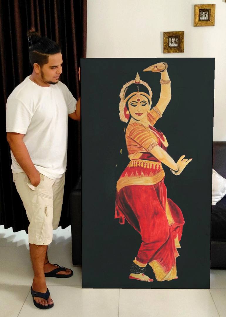 Original Figurative Culture Painting by Akash Bhisikar