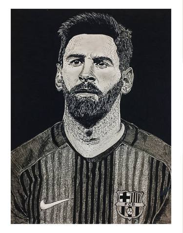 Original Portraiture Sports Drawings by Akash Bhisikar