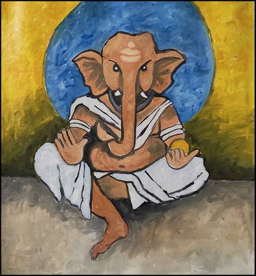 Lord Ganesha - Bold Strokes Oil thumb