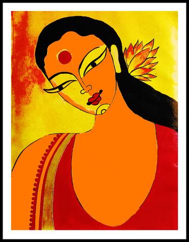 Original Women Paintings by Akash Bhisikar