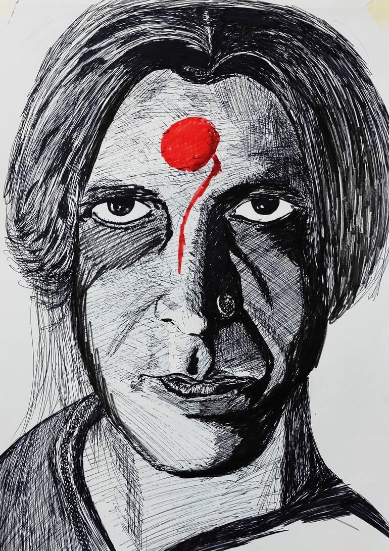 Indian transgender Drawing by Akash Bhisikar Saatchi Art
