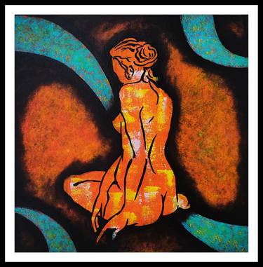 Original Figurative Abstract Paintings by Akash Bhisikar