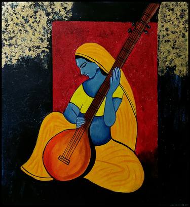Original Classical mythology Paintings by Akash Bhisikar
