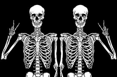 Human Skeleton Split Art thumb