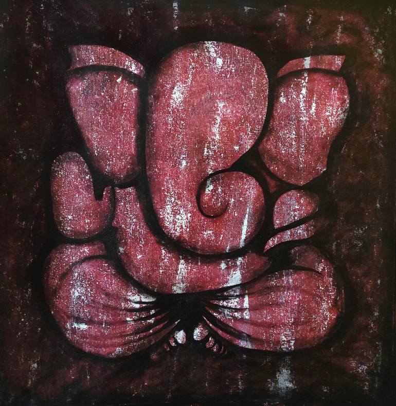 Print of Art Deco Religious Paintings by Akash Bhisikar