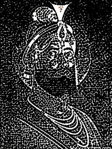 Guru Govind Singh Ji - Patchy Abstract Portrait thumb