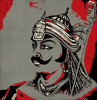 Maharana Pratap Pop Art thumb