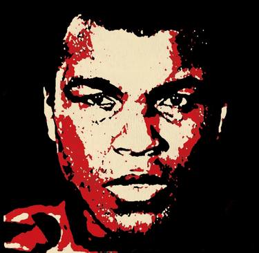 Sir Muhammad Ali Pop Art Portrait thumb