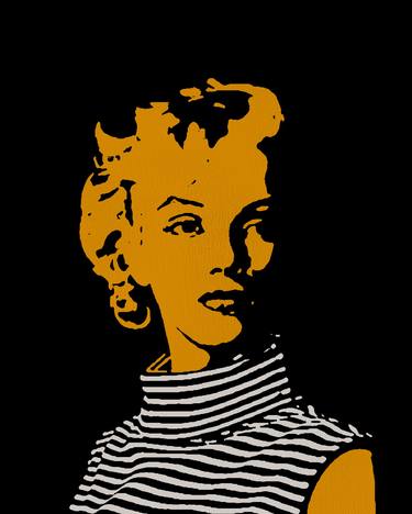 Marilyn Monroe - Shadow Face Pop Art thumb