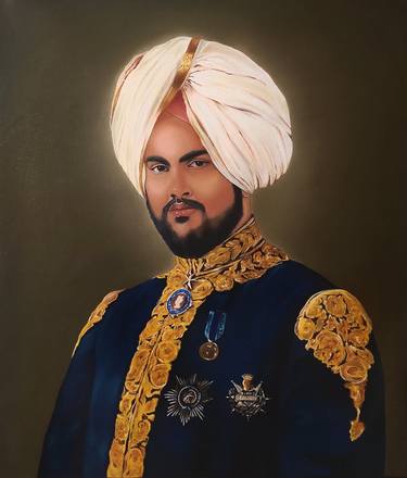 Original Portraiture Portrait Paintings by Akash Bhisikar