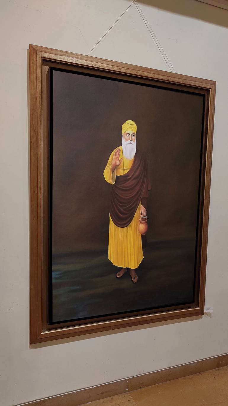 Original Portraiture Religious Painting by Akash Bhisikar