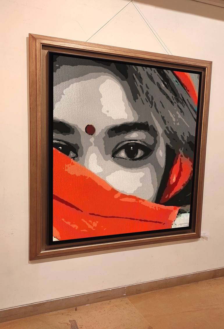 Original Modern Women Painting by Akash Bhisikar