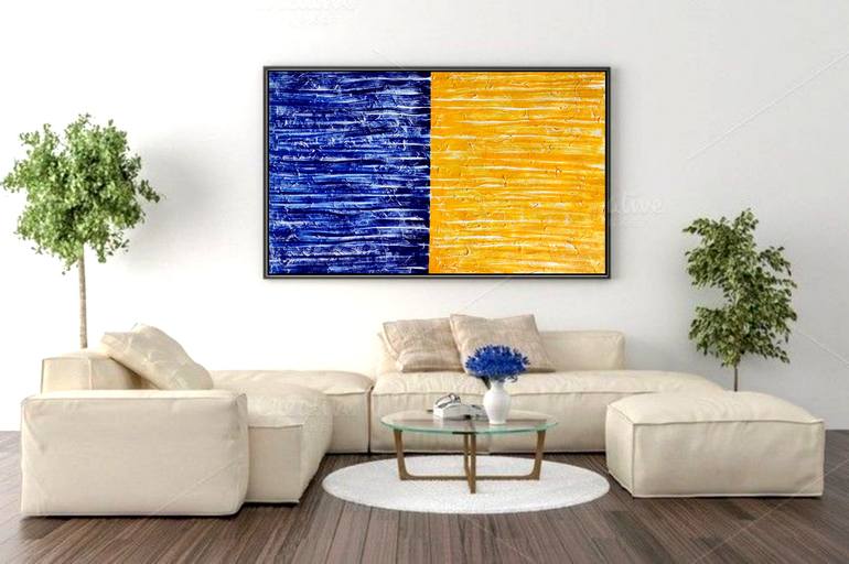 Original Art Deco Abstract Painting by Akash Bhisikar