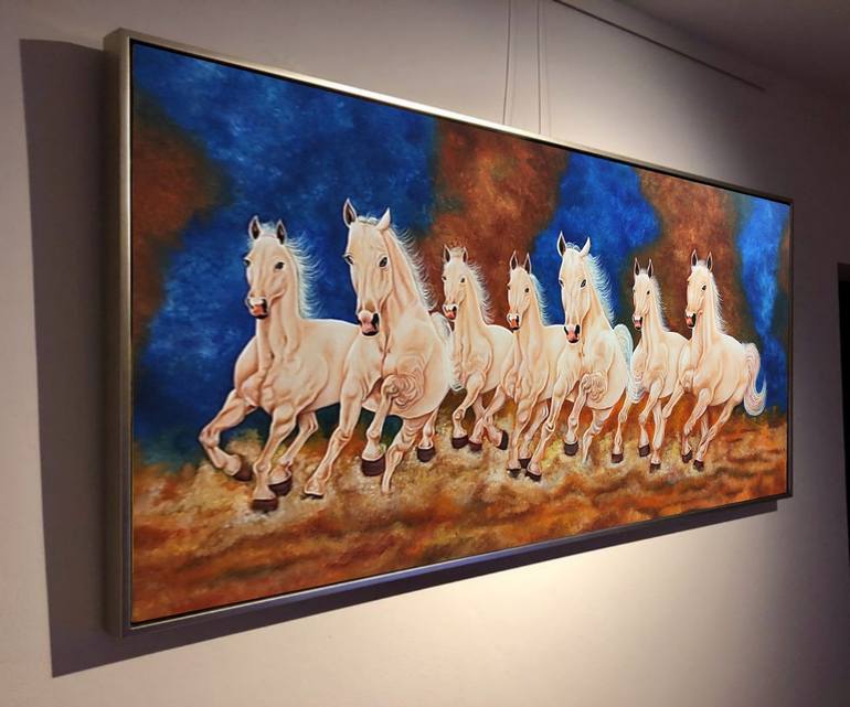 Original Horse Painting by Akash Bhisikar