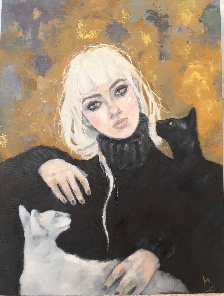 Original Portrait Painting by Elizaveta Terentyeva