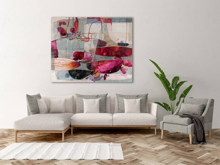 Original Modernism Abstract Painting by Anna Carll