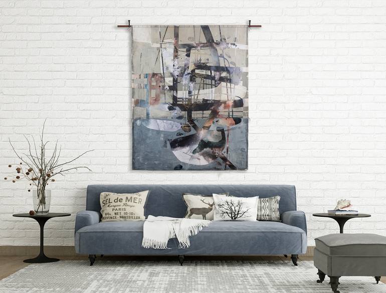 Original Fine Art Abstract Painting by Anna Carll