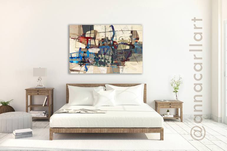 Original Abstract Painting by Anna Carll