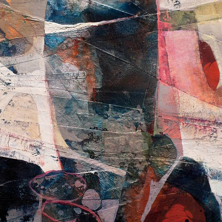 Original Cubism Abstract Painting by Anna Carll