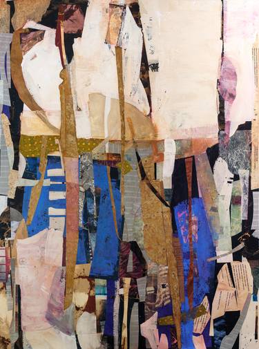 Print of Cubism Abstract Collage by Anna Carll