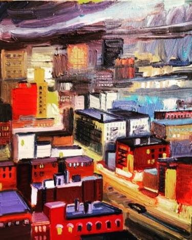 Original Realism Cities Paintings by Markus Nieden