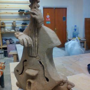 Collection Musicians As Clay Figures