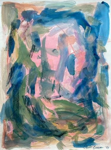 Original Abstract Expressionism Abstract Painting by Oksana Berda