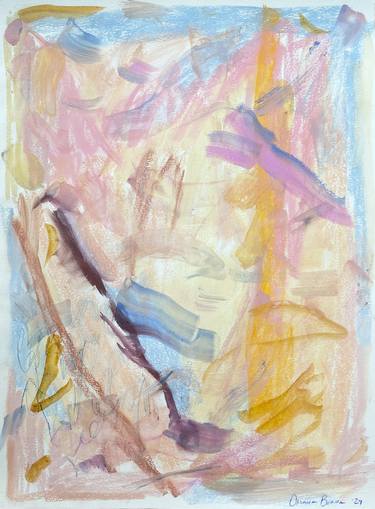 Original Abstract Expressionism Abstract Painting by Oksana Berda