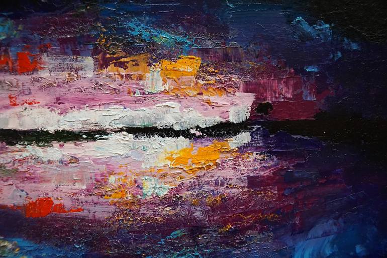 Original Fine Art Abstract Painting by Darina Streltsova