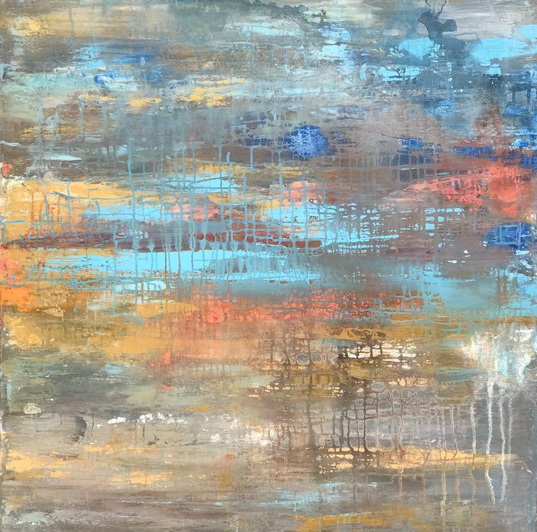 Lake two Painting by Cristina Dalcomune | Saatchi Art