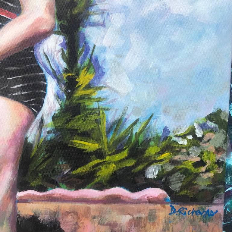 Original Conceptual People Painting by Dom Richards