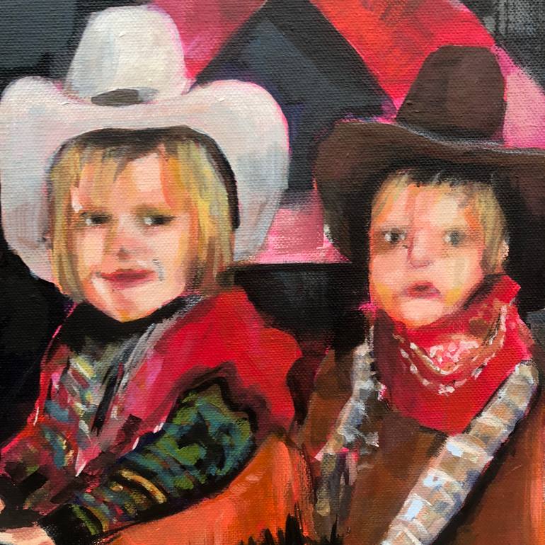 Original Figurative Animal Painting by Dom Richards