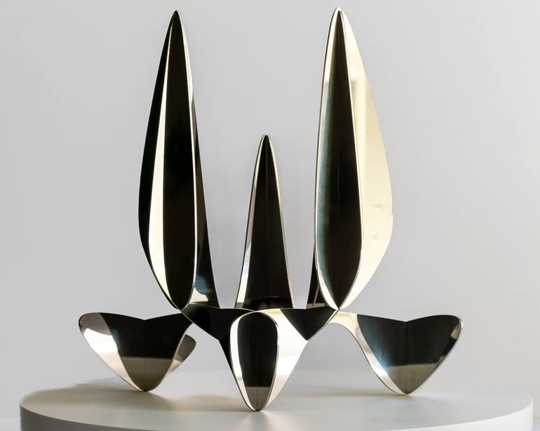 Original Abstract Geometric Sculpture by Alejandro Vega Beuvrin
