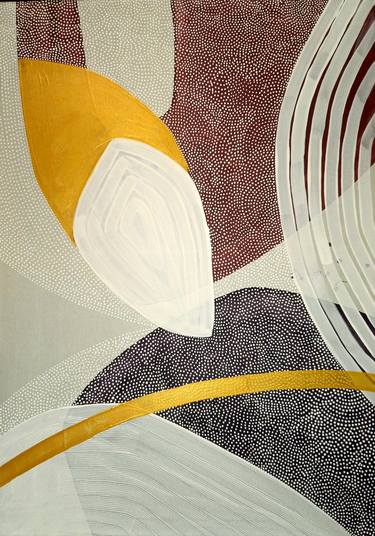 Original Art Deco Abstract Paintings by Rita Somogyi