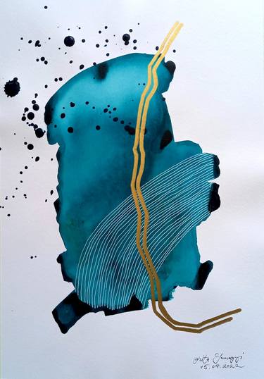 Saatchi Art Artist Rita Somogyi; Paintings, “Fault-line project no.4” #art